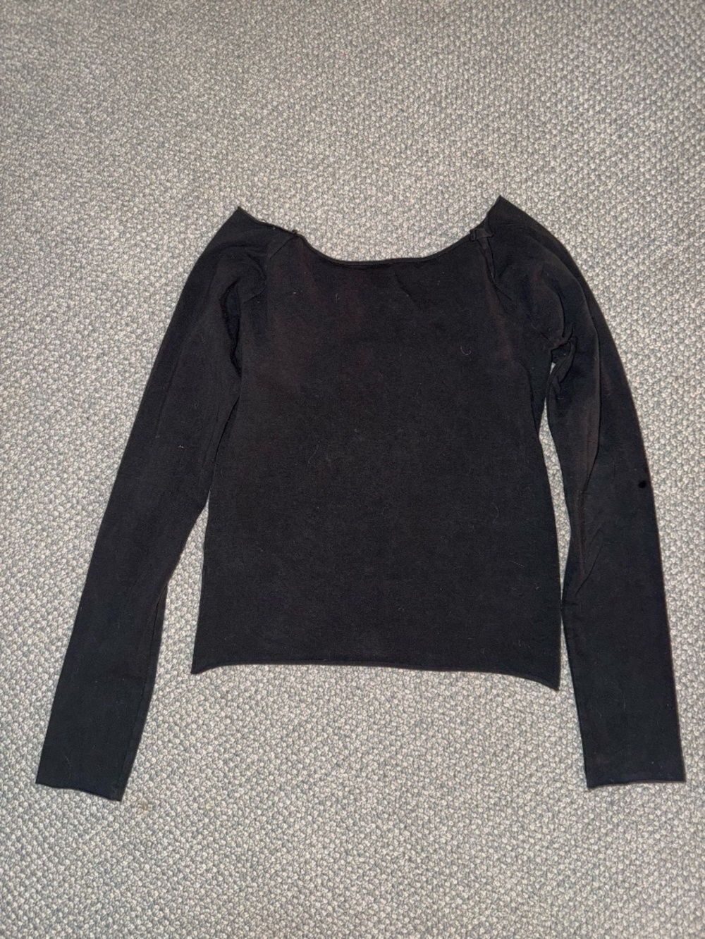 Black Long Sleeve Top - Picture 1 of 3